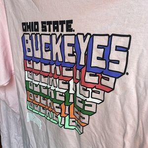 Ohio State Buckeyes Long Sleeve Pink Shirt